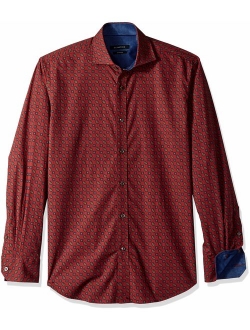 Men's Long Sleeve Shaped Woven Shirt