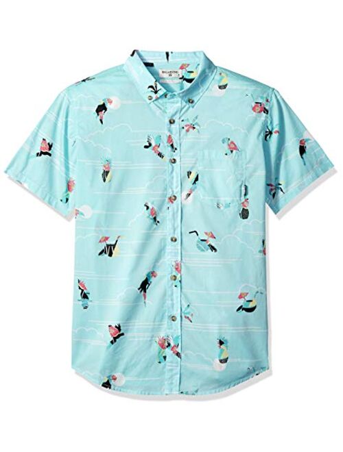 Billabong Men's Sundays Mini Short Sleeve Woven Shirt