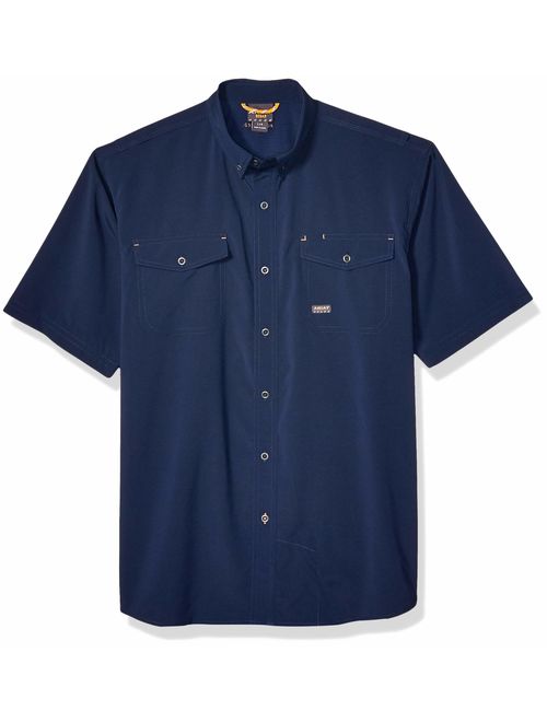 ARIAT Men's Rebar Short Sleeve Made Tough Vent Shirt