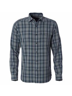 Royal Robbins Mens Sonora Plaid Long Sleeve (L - Light Slate)