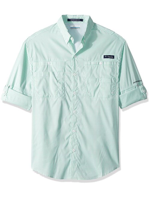 Columbia Men's PFG Super Tamiami Long Sleeve Shirt, UPF 40 Sun Protection, Wicking Fabric