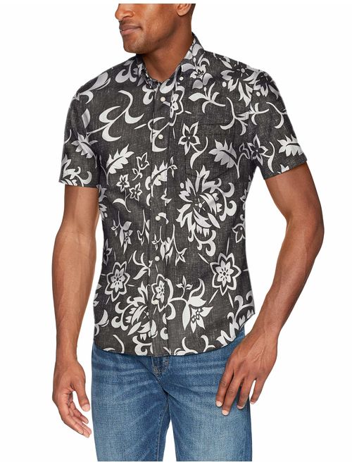 Reyn Spooner Men's Pareau Royale Spooner Kloth Tailored Fit Hawaiian Shirt