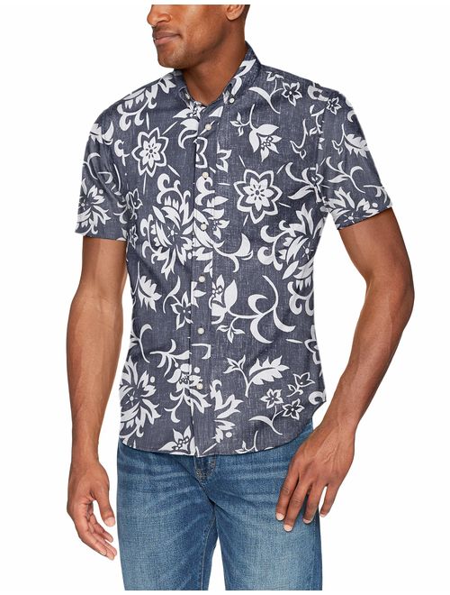 Reyn Spooner Men's Pareau Royale Spooner Kloth Tailored Fit Hawaiian Shirt