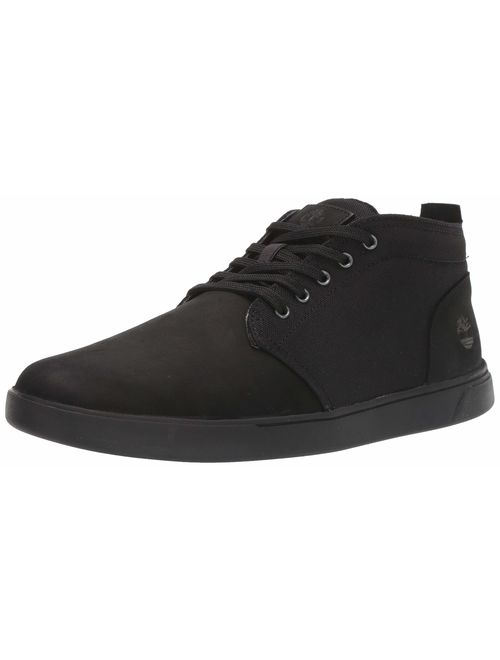 Timberland Men's Groveton LTT Chukka Leather & Fabric Sneaker