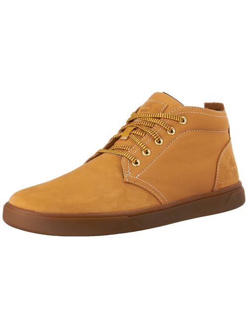 Timberland Men's Groveton LTT Chukka Leather & Fabric Sneaker