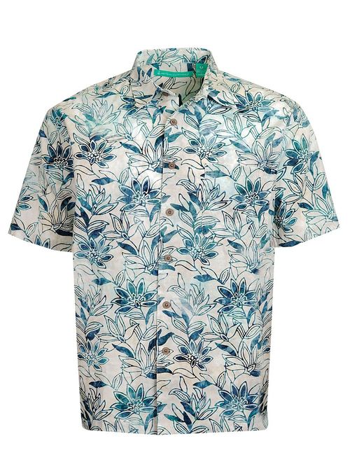 Artisan Outfitters Mens Point Dume Batik Cotton Hawaiian Shirt