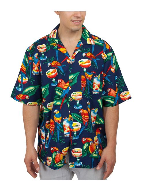 Parrots and Margaritas Hawaiian Shirt, Benny's