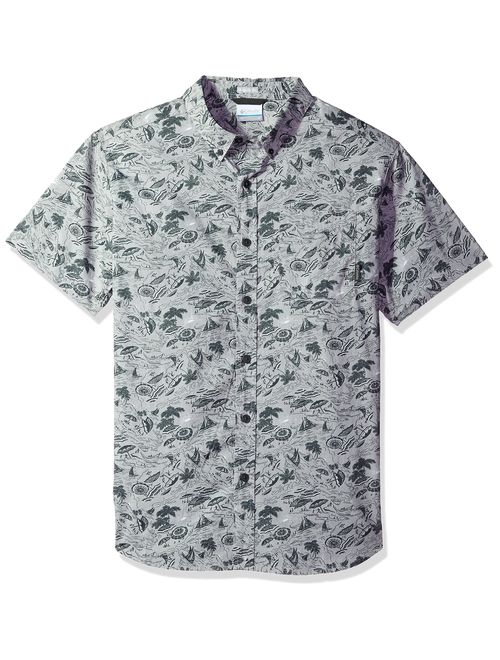 Columbia Men's Rapid Rivers Printed Short Sleeve Shirt