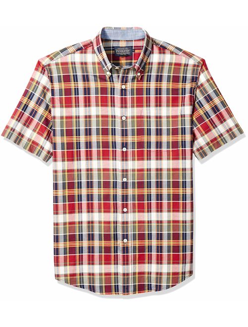 Pendleton Men's Short Sleeve Button Front Seaside Shirt