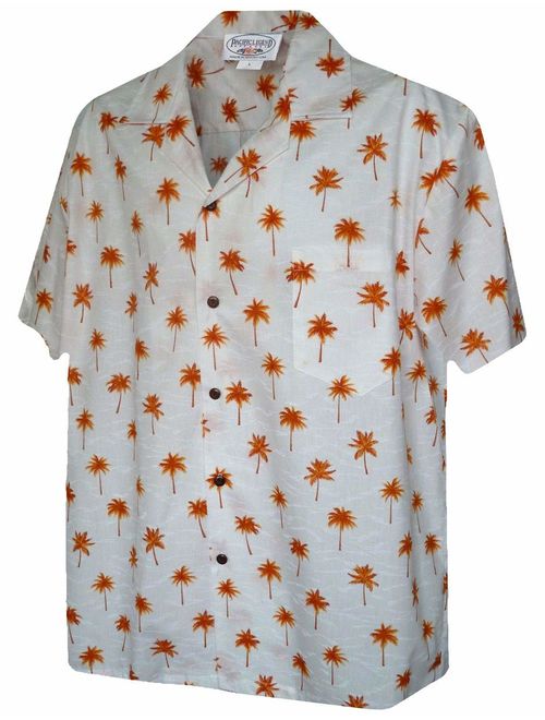 Classic Hawaiian Palm Trees Men's Tropical Shirts