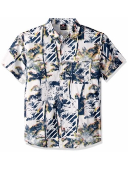 Men's All Over Print Woven Hawaiian Shirt