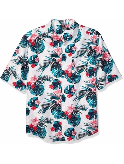 Men's All Over Print Woven Hawaiian Shirt