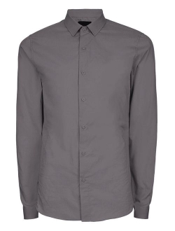 Hat and Beyond Mens Dress Shirt Button Down Long Sleeve Collar Solid Casual Slim Fit