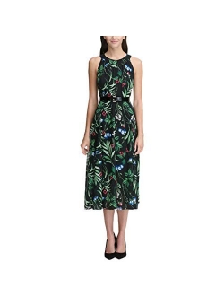 Women's Chiffon Midi Dress