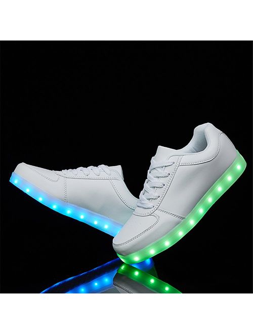 Sanyes USB Charging Light Up Shoes Sports LED Shoes Dancing Sneakers