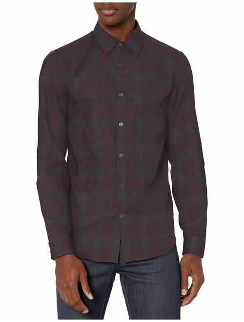 Theory Men's Pheonix Venlo Check Shirting