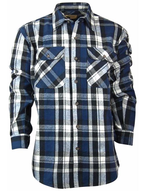 Buy Rugged Elk Men's Heavyweight Brawny Flannel Shirt online | Topofstyle