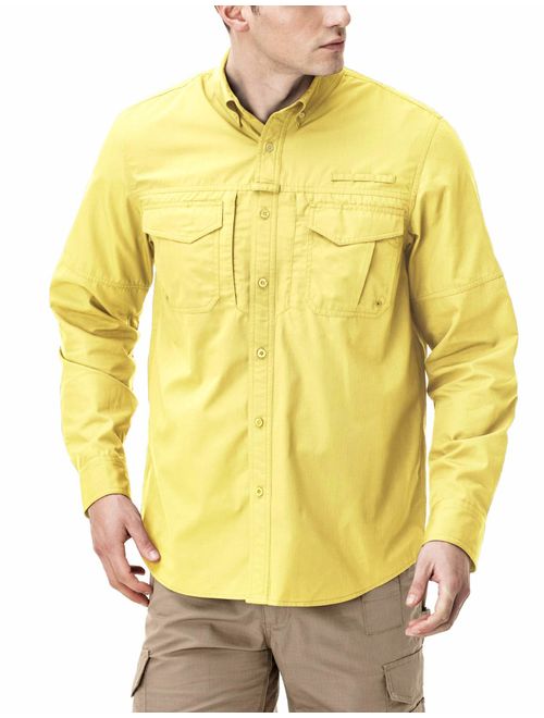 CQR Men's Outdoor PFG UPF 50+ Long-Sleeve Breathable Shirt