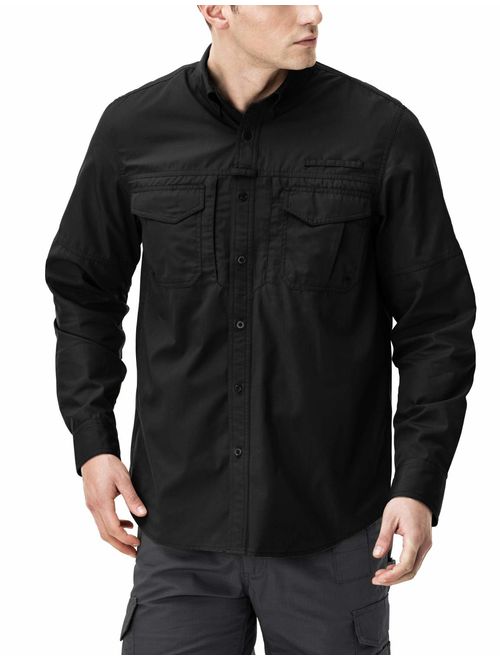 CQR Men's Outdoor PFG UPF 50+ Long-Sleeve Breathable Shirt