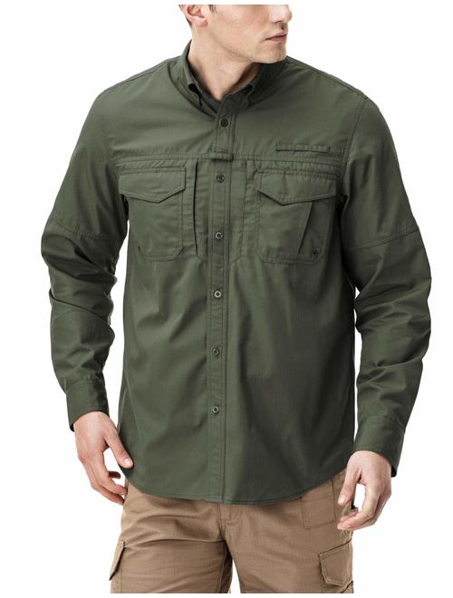 CQR Men's Outdoor PFG UPF 50+ Long-Sleeve Breathable Shirt