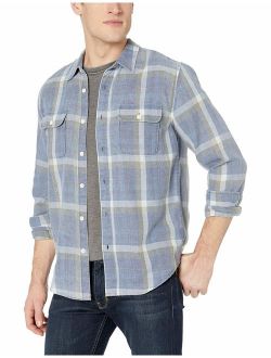 Men's Long Sleeve Clean 2 Pocket Workwear Shirt