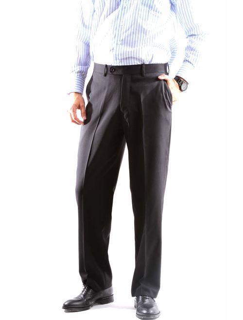 Men's Single Breasted 2 Button Super 120s Merino Wool Suit