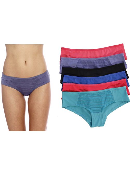 Just Intimates Thongs Underwear Panties for Women (Group 1, S)