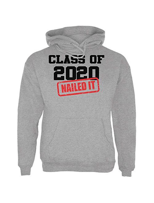 Graduation - Class of 2020 Nailed It Mens Hoodie Storm Grey 2XL