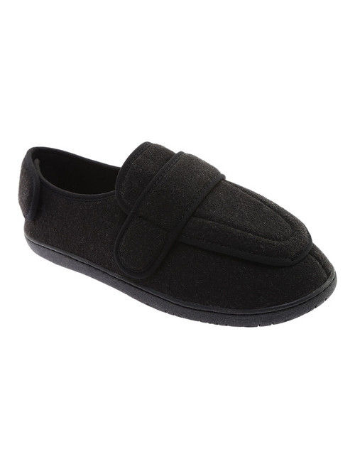 Men's Foamtreads Physician Slipper - Charcoal Color - Rubber Sole