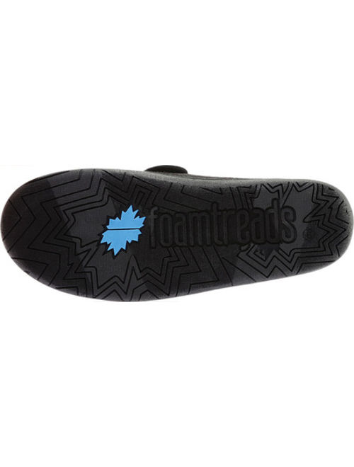 Men's Foamtreads Physician Slipper - Charcoal Color - Rubber Sole