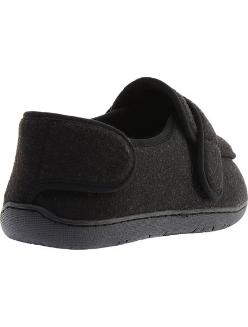 Men's Foamtreads Physician Slipper - Charcoal Color - Rubber Sole