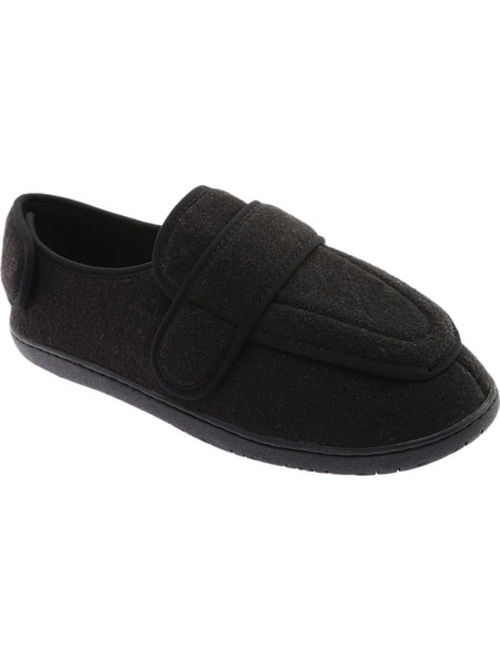 Men's Foamtreads Physician Slipper - Charcoal Color - Rubber Sole