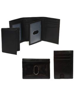 NAPPA Leather Trifold Wallet and Card Case