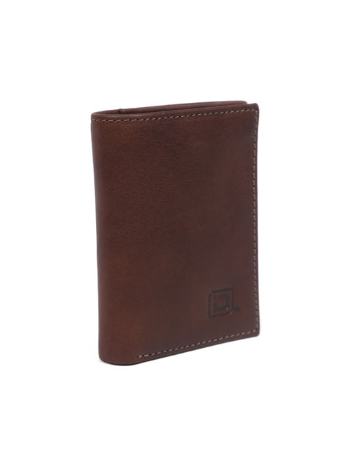 ID Stronghold Italian Leather Trifold with ID Slot - RFID Blocking Wallets for Men