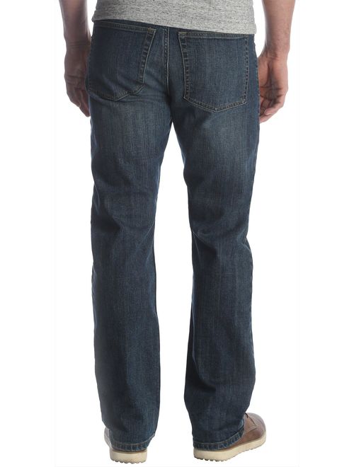 Wrangler Mens Premium Denim Relaxed Fit Jeans