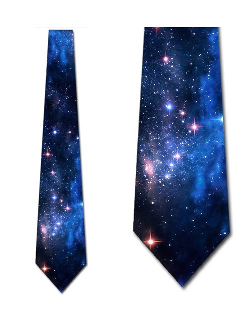 Space Ties Mens Outer Space Galaxy Necktie by Three Rooker