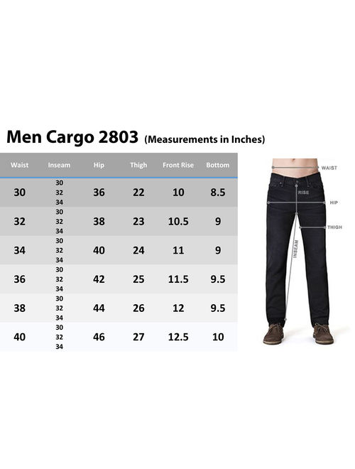 Men's Cotton Casual Camping Hiking Army Twill Cargo Combat Pant Military Trouser