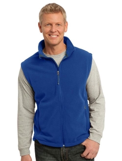 Port Authority Mens Super Soft Fleece Adjustable Vest