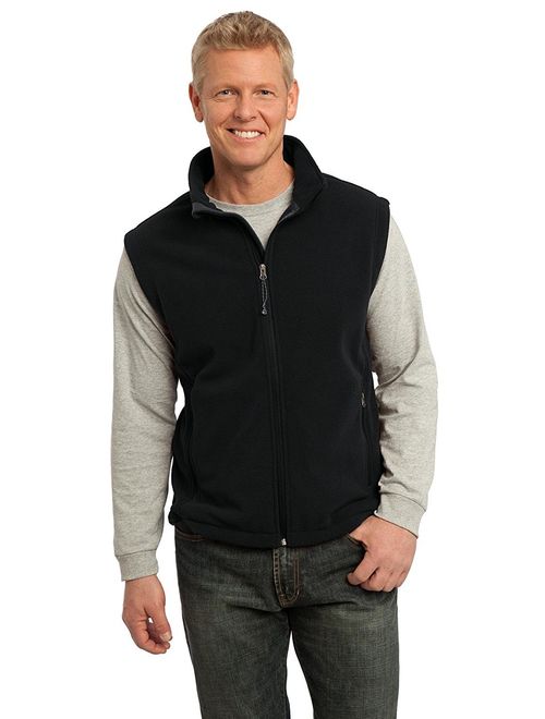 Port Authority Mens Super Soft Fleece Adjustable Vest