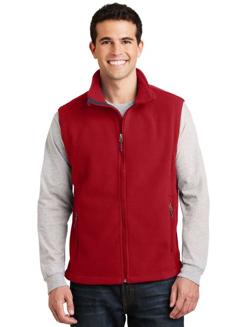 Port Authority Mens Super Soft Fleece Adjustable Vest