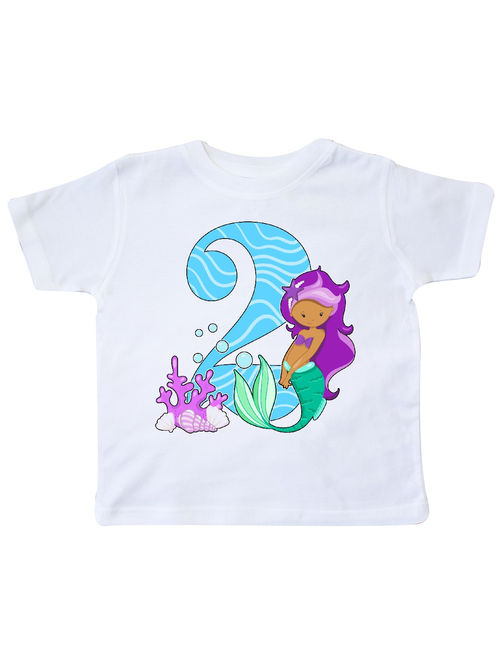 Second Birthday Mermaid Toddler T-Shirt