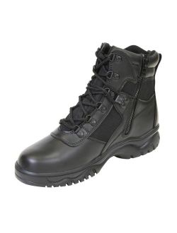 5190 Waterproof 6" Black Tactical Boot with Side Zipper