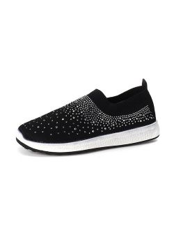 Women Mesh Sneakers Slip On Running Sport Loafers Athletic Shoes Trainers