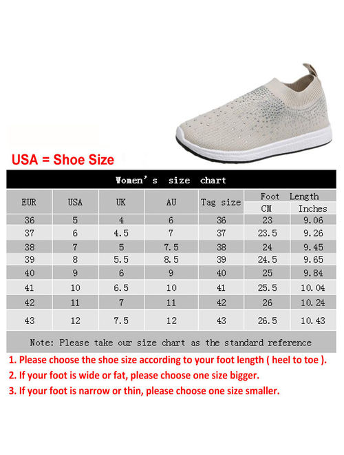 Women Mesh Sneakers Slip On Running Sport Loafers Athletic Shoes Trainers