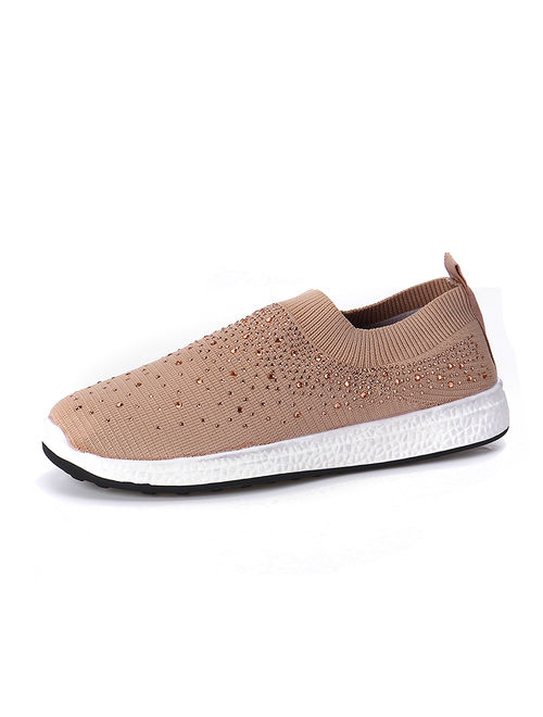 Women Mesh Sneakers Slip On Running Sport Loafers Athletic Shoes Trainers