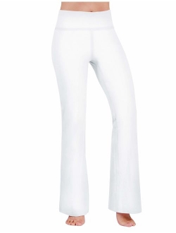 ODODOS Women's Boot-Cut Yoga Pants Tummy Control Workout Non See-Through Bootleg Yoga Pants