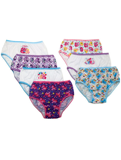 My Little Pony, Girls Underwear, 7 Pack Panties (Little Girls & Big Girls)