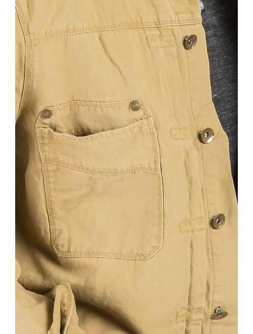 Level 7 Men's Black Canvas Trucker Jacket, 100% Cotton Rugged Wash – Level  7 Jeans