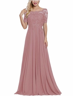 Lover Kiss Women's Mother Of The Bride Maxi Formal Evening Gown