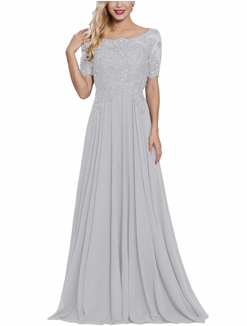 Lover Kiss Women's Mother Of The Bride Maxi Formal Evening Gown